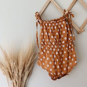 Baby Girl Flower Romper